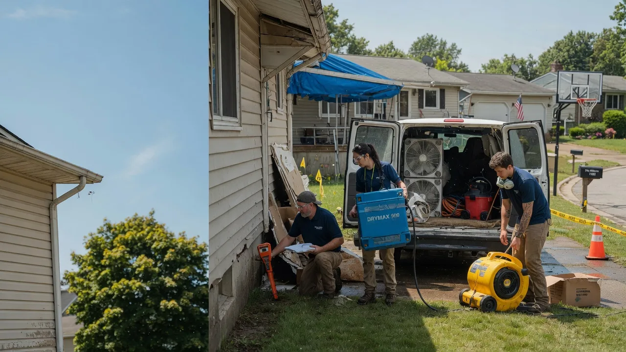 Ceiling Leak Cleanup in Dover, PA near me